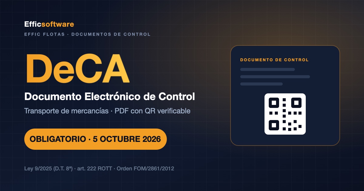 DeCA, documentul electronic de control pentru transportul rutier de mărfuri în Spania, obligatoriu de la 5 octombrie 2026
